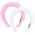 2 PCS Puffy Spa Headband for Women Sponge Headbands for Girls Terry Towel Cloth Fabric Head Band for Skincare,Makeup Removal,Face Washing,Facial M...
