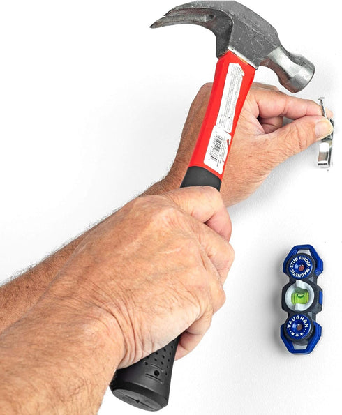 Vaughan Magnetic Stud Finder Leveler, Locate Screws, Nails, Metal Studs with Magnet, Level Tool, Drywall, Plaster, Blue - 050044...