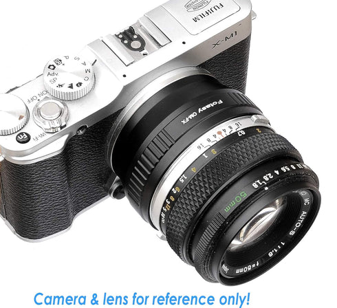 Fotasy OM Lens to Fuji X Adapter, Olympus OM Mount to X Mount Adapter, fits Fujifilm X-Mount Mirrorless Cameras X-Pro2 X-E2 X-E3 X-A5 X-M1 X-T1 X-...