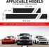 Door Sill Protector for Dodge Charger Challenger Durango Accessories Car Door Entry Guard Sill Protector with Plastic Scraper Carbon Fiber Leather...