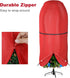 Christmas Tree Cover with Adjustable Straps, Durable Upright Xmas Tree Storage Bag with Zipper & Drawstring for up to 6 Foot Artificial Tree Stand...