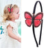 Butterfly Headband for Girls Glitter Butterfly Hair Bands Spring Summer Shiny Hair Bands Bling Head Bands Wedding Birthday Party Favors(Black)...