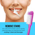Extra Firm Toothbrush Set for Adults or Smokers Travel Toothbrush Kit, Hard Multicolor Denture Brush, Large Head, Manual Travel Toothbrush Hard Br...