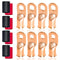 16 PCS Battery Terminal Connectors Kits, Battery Cable Ends Lugs, 1/0 Gauge Wire Connectors, 1/0 AWG 3/8" 5/16" Stud Ring Terminals, Copper Wire L...