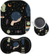Cute Small Mouse Pad + Mouse Wrist Rest Support Set + Coaster, Ergonomic Memory Foam Mouse Wrist Rest for Laptop Computer Office Home Working Gami...