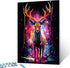 Tucocoo Graffiti Deer Paint by Number for Adults, DIY Digital Oil Painting Kits on Canvas with Brushes and Acrylic Pigment, Animal Realistic Carto...