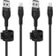 Belkin BoostCharge Pro Flex Braided USB Type A to Lightning Cable (1M/3.3FT), MFi Certified Charging Cable for iPhone 13, 12, 11, Pro, Max, Mini, ...