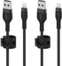 Belkin BoostCharge Pro Flex Braided USB Type A to Lightning Cable (1M/3.3FT), MFi Certified Charging Cable for iPhone 13, 12, 11, Pro, Max, Mini, ...