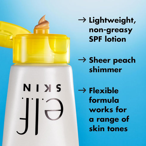 e.l.f. SKIN Suntouchable Whoa Glow SPF 30, Sunscreen & Makeup Primer For A Glowy Finish, Made With Hyaluronic Acid, Vegan & Cruelty-Free, Packagin...