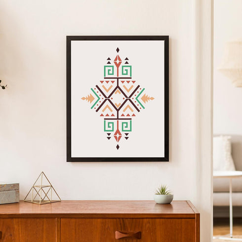 AFRITEE Aztec Stencils for Painting - 10 Pcs Aztec Themed Reusable Painting Stencils Set, Reusable DIY Journal Crafts Templates for Home Canvas, F...