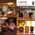 Doraking 2PCS Coffee Acrylic Paper Photo Clip Holder, Chip Bag Binder Sealing Clips for Food Packages, Office Supply...