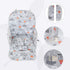 High Chair Pad, High Chair Cushion, Cute Pattern, Comfortable Seat Belt Design, Soft and Comfortable Seat Cushion Breathable Pad, Baby Sits More S...
