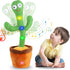 Kids Dancing Talking Cactus Toys for Baby Boys and Girls, Singing Mimicking Recording Repeating What You Say Sunny Cactus Electronic Light Up Plus...