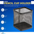 1InTheOffice Pen Holder Cup for Desk, Wire Mesh Cup, Pencil Holder Metal, Pencil Organizer Matte Black 3/Pack…...