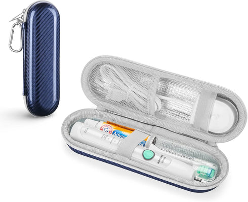 Hard Travel Case for Oral-B/Oral-B Pro 1000 1500 5000 7000 6000 9600 Smartseries/Philips Sonicare 4100 6100 5100 6500 7500/iO Series 4 7 8 9 Elect...