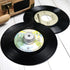 45 RPM Record Adapter Solid Aluminum 7 Inch Vinyl Record Dome 45 Adapter for Turntables (Silver)...