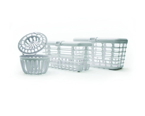 Prince Lionheart Made in USA High Capacity 3-in-1 Dishwasher and Spill Proof Vave Cleaner Basket for Toddlers & Infants Bottle Parts & Accessories...