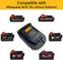 for Milwaukee to Dewalt Battery Adapter, for Milwaukee M18 18v Lithium Battery Convert to Dewalt 18v-20v Lithium Batteries, Converter MIL18DL Use ...