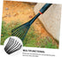 LIOOBO 2pcs 9 Tooth Rake Leaf Rake 9 Root Garden Rake Gardening Rake Garden Rake Gardening Tools Handheld Rake...