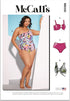 McCall's Women's Swimsuits Sewing Pattern Kit, Design Code M8330, Sizes 30W-32W-34W-36W-38W...