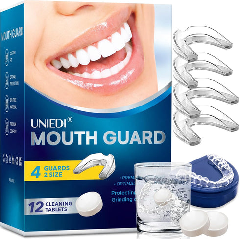 Mouth Guard for Grinding Teeth at Night, Sleep Mouth Guard, Mouthguards for Grinding of Teeth, Night Guards for Teeth Grinding, Mouth Guard for Cl...