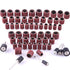 AUSTOR 384 Pieces Drum Sander Set Including 360 Pieces Nail Sanding Band Sleeves and 24 Pieces Drum Mandrels for Dremel Rotary Tool...