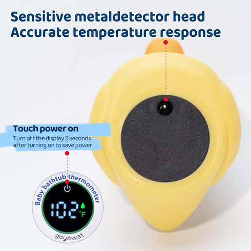 Baby Bath Thermometer,Bath Thermometer Baby Safety,Bath Temperature Duck Toy,Bath Temperature Toy,Newborn Bath Essentials,Infant Bath,Water Temper...