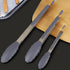 HOTEC Premium Stainless Steel Locking Kitchen Tongs with Silicon Tips, Set of 3-7", 9" and 12" (Grey)...