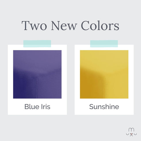 Natemia 100% Organic Cotton Crib Sheets for Boys and Girls - Made in Turkey, Silky Soft and Hypoallergenic, Baby Crib Sheets Neutral, Toddler Bed ...