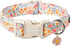 ARING PET Summer Dog Collar-Cute Dog Collar for Small Dogs, Adjustable Cotton Floral Pet Collars Puppy Collar for Small Medium Large Dogs...