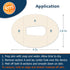 ExpressionMed - Adhesive Patch for Dexcom G6 (5-Pack) - Pre-Cut, Waterproof, Non-Fraying CGM Tape (Garden Blooms Variety Pack)...