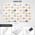 Baby Diaper Changing Pad, 21 5/8" x 31.5" Waterproof Changing Pad Liners - Reusable Soft and Absorbent Portable Changing Mat(Elephant1PCS)...