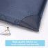 M&G Zipper Pouch with Handle 12x15 in Large Pocket File Bag, A4 Foldable Document Storage Bag for Office Carrying Paper Files Books Filing Folder ...