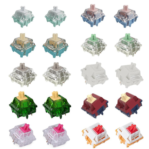 GATERON Keyboard Switches Tester, Baby Kangaroo2.0 Magnetic Jade Melodic Smoothie Dual-Rail Lunar Probe Switches RGB LED for Mechanical Keyboard (...