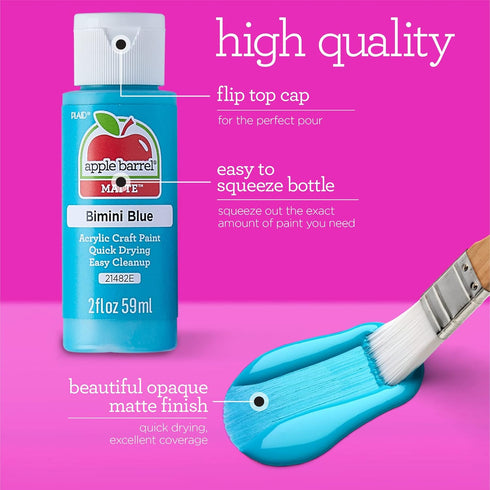 Apple Barrel Acrylic Paint in Assorted Colors (2-Ounce), 20586 Canary Yellow...