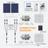 Solar Connectors Solar Panel Cable Connectors 11Pcs Male Female with Spanners 1000V 30A 10AWG ~ 14AWG Waterproof Dustproof Connector with 1 Spanne...