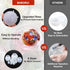 8Pcs Sphere Resin Molds Silicone, BABORUI Upgraded 3D Seamless Ball Shapes Silicone Molds for Resin Casting, Large Globe Epoxy Resin Molds for Hom...