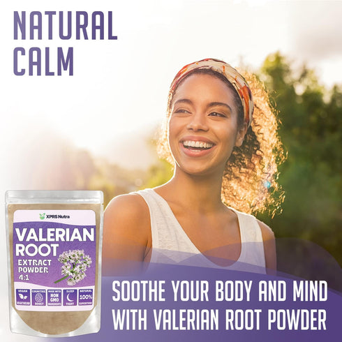 XPRS Nutra Valerian Root Extract Powder 4:1 - Premium Valerian Root Powder for Cognition - Vegan Friendly Herbal Sleep Assist (4 Ounce)...