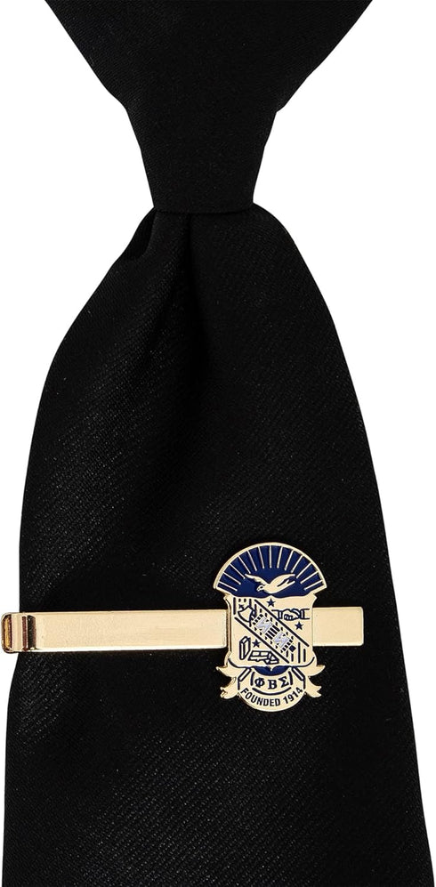 Desert Cactus Phi Beta Sigma Tie bar Fraternity Greek Formal Wear Blazer Jacket (Gold Color Crest Tie Bar)...