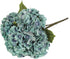 Artificial Flowers Silk Hydrangea Flowers with 5 Heads Fake Flower Bunch Bouquet for Home Wedding Party Decor DIY (Lake Bule?5 Flower Heads)...
