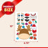 JOYIN 48 Pcs Christmas Make A Face Sticker, Xmas Stickers Make Your Own Arts & Crafts Santa santa, Gnome, Reindeer, Snowman, polar bear,presents C...