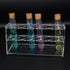 Acrylic Test Tube Holder Rack for 100ml Centrifuge Tubes Clear?Holds 26-30mm Tubes (100ml, 6 Wells)...