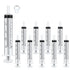 10pack 10ml Plastic Syringes with Measurement for Feeding Pets ,Liquid Scientific Labs,Watering,Dispensing Lip-gloss, without Needle with Cap...