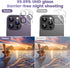 2 Pack Privacy Screen Protector 6.1 Inch Display for iPhone 14 Pro + 2 Pack Camera Lens Protector, Sensor Protection, Dynamic Island Compatible, S...