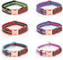 Dog Collar Reflective, Multi-Colored Stripe Dog Collar, Soft Adjustable Dog Collars with Metal Buckle for Small Medium Large Dogs, Perfect Pet Col...