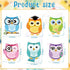 6 Pack Owl Sticky Notes Owl Shaped Notepads Cute Notepads Things to Do Notepad Owl Party Favors for Kids Teacher Classroom Office Gifts Decor Supp...