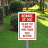 Do Not Put Fingers Thru Fence Dogs May Bite Security Sign Outdoors yard Signs Safety Warning Sign Wall Decorative Metal Tin Signs Size 8 X 12 Inch...