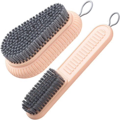 Cleaning Brush Soft Bristle Brush Laundry Scrub Brush Clothes Underwear Shoes Scrubbing Brush, Easy to Grip Household Cleaning Brushes Tool for Co...