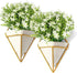 6Pcs Artificial UV Resistant Flowers Outdoor Fake Plants Flowers Star Jasmine White Greenery Plastic Flowers Farmhouse Plants Shrubs for Hanging P...