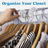 Set of 30 Blank White Closet Dividers for Hanging Clothes – Clothing Rack Dividers for Organization...